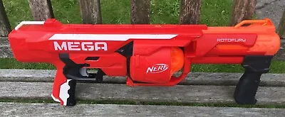 Buy Nerf Mega Rotofury Foam Dart Blaster Pump Action Gun Huge 55cm Long No Darts • 8.99£