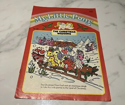 Buy Vintage My Little Pony MLP G1 Comic  - Issue 60 The Christmas Wedding • 1£