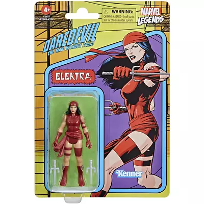 Buy Hasbro Marvel Legends 10cm Retro 375 Collection Elektra Action Figure Toy • 9.99£