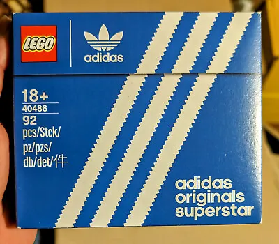 Buy LEGO 40486 Mini Adidas Originals Superstar - Brand New Sealed Rare Set • 24£