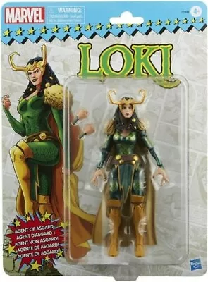 Buy BRAND NEW - Hasbro Marvel Legends Series Retro Agent Of Asgard Loki 15cm Figure • 10.49£