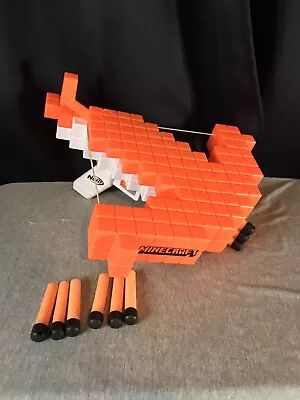 Buy Nerf Minecraft Pillagers Crossbow Toy - Orange/White W/ X3 Sets Of Darts • 11.99£