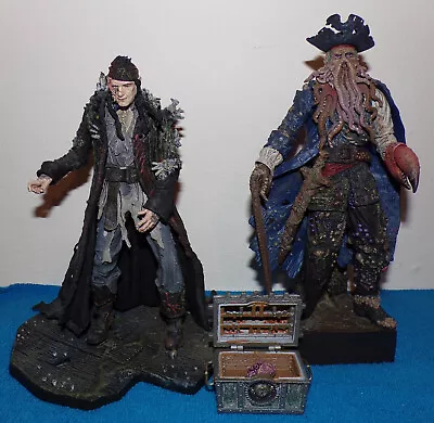 Buy Neca Pirates Of The Caribbean BOOTSTRAP BILL & DAVY JONES 7  Figure Lot Used • 65£