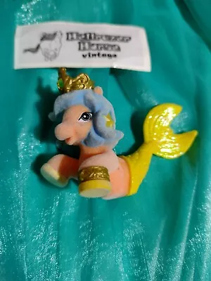 Buy Filly Pony Mermaid Yellow With Swarovski Crystal Crown Pony • 4.22£