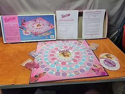 Buy Golden 1991 Barbie Board Game  We Girls Can Do Anything  Nearly Complete • 18.85£