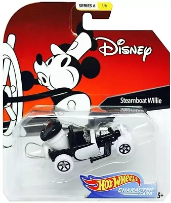 Buy Hot Wheels CHARACTER CARS 2020 Disney GCK28 STEAMBOAT WILLIE Mickey Mouse MINT • 6.95£