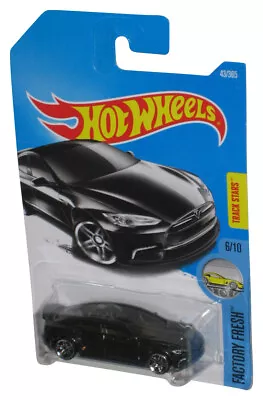 Buy Hot Wheels Factory Fresh 6/10 (2015) Black Tesla Model S Car 43/365 • 18.92£
