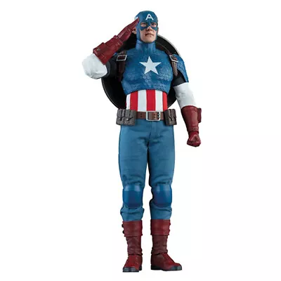 Buy MARVEL - Captain America 1/6 Action Figure 12  Sideshow • 272.24£