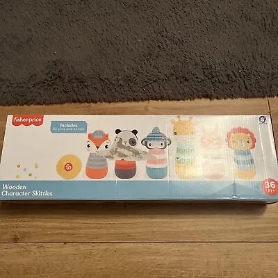 Buy Fisher-Price Wooden Character Skittles Damaged Box • 12£