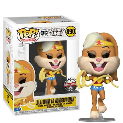 Buy DC X Looney Tunes: Lola Bunny As Wonder Woman Funko POP! Vinyl • 13.99£