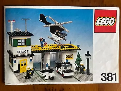 Buy 🌟Vintage 1970s LEGO Set 381 Police Station (1979) INSTRUCTIONS  ONLY🌟 • 3£
