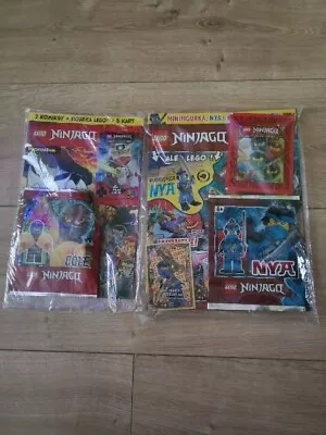 Buy Ninjago Magazines In Polish With 2 Minifigures Nya And Cole • 8£