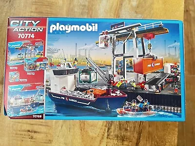 Buy Playmobil 70774 City Action Cargo Container Manufacturer  Welder  BNIB • 8£
