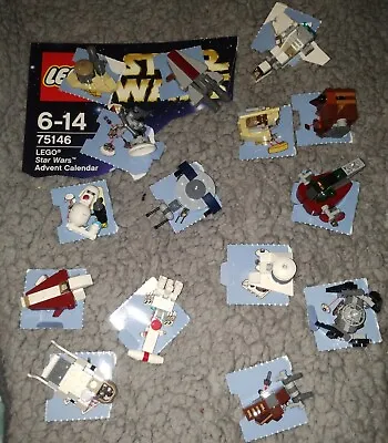 Buy LEGO Star Wars Star Wars Advent Calendar 75146 With 15 Ship Builds  • 9.99£