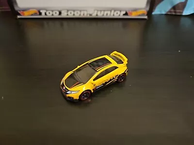 Buy Hot Wheels  2016 HONDA CIVIC TYPE R Yellow Combined Postage Great Condition • 5.45£