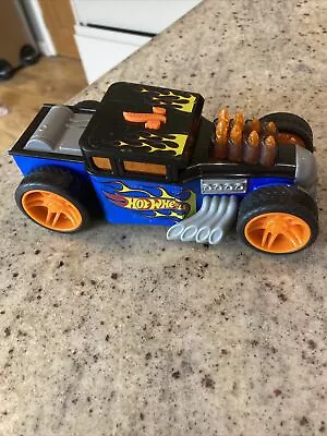 Buy Hot Wheels Flame Thrower Bone Shaker Motorised Car With Lights/sounds - 7 Inch • 4£