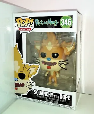Buy Rick And Morty Squanchy With Rope Funko Pop! Vinyl Figure #346 Vaulted • 12.95£