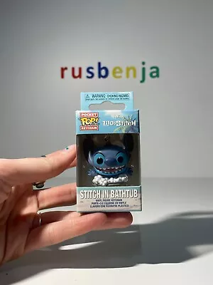 Buy Funko Pop! Disney Animation Lilo & Stitch Pocket Keychain Stitch In Bathtub • 10.99£