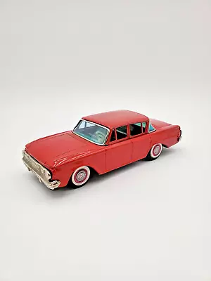 Buy Vintage Red Tin Rambler Bandai B Sign Of Quality Friction Sedan! • 33.07£