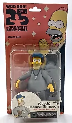 Buy 2013 NECA The Simpsons 25 Of The Great Guest Stars Figure: Coach Homer Simpson • 27.70£