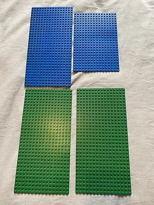 Buy Joblot Of 4nr Lego Blue & Green Baseboard Baseplate - 32x32 & 32x16 • 11.99£