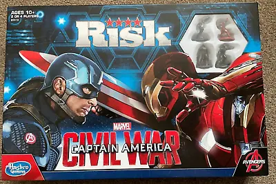 Buy Risk Marvel Captain America Avengers Civil War Board Game 2015 Hasbro New Sealed • 4£