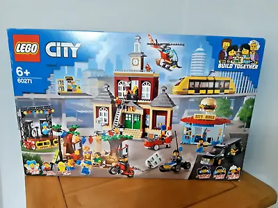 Buy LEGO 60271 - City Town Main Square Diner Building Set - New Factory Sealed • 125£