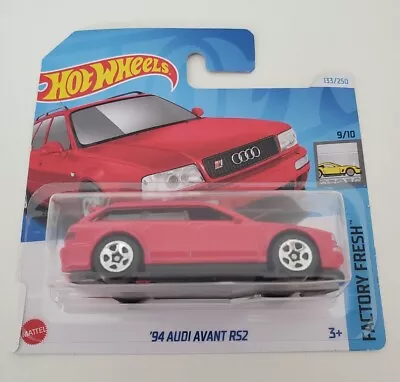 Buy Hot Wheels ‘94 Audi Avant B4 2.2L 315hp RS2 Toy Diecast  Red Car 1:64 Unopened  • 10.95£