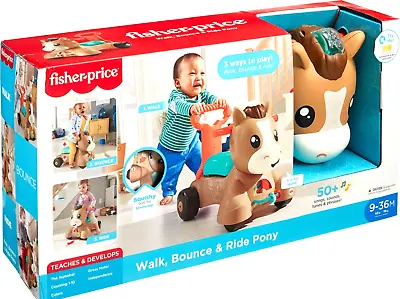 Buy Fisher-Price Ride On Horse Baby Infant Walker Bouncer Play Toy Interactive Pony • 64.99£
