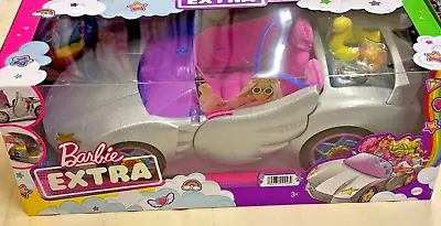 Buy Barbie Extra Car Set Sparkly Silver 2-Seater Toy Convertible Brand New • 27.99£