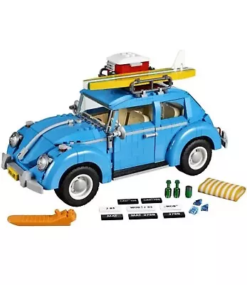 Buy Technical 1193 Piece VW Beetle Style Building Block Car Model 10252 • 36£