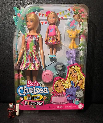 Buy Barbie & Chelsea Figure 2-Pack Series The Lost Birthday GTM82 Mattel New Original Packaging MISB • 21.58£