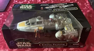 Buy Star Wars Power Of The Force Y-Wing Fighter, Incl. Unique Pilot • 125£