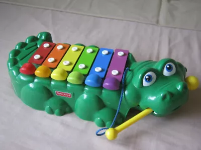 Buy Vintage Fisher Price Crocodile Xylophone Piano Baby Toddler Age 18+ Months • 14£