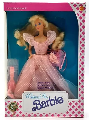 Buy 1990 Wedding Day Bridesmaid Barbie Doll (Bridesmaid) / Mattel 9608, NrfB • 92.56£