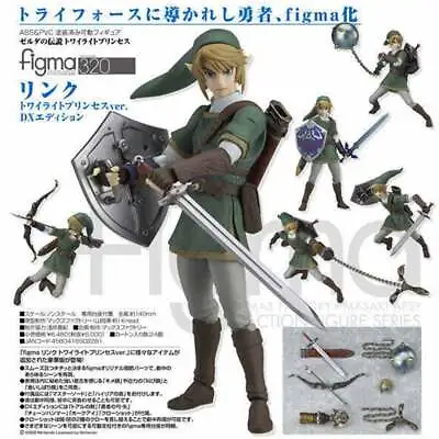 Buy The Legend Of Zelda:Twilight Princess Link DX Ver. Figure Figma320 Toy In Boxed • 28.45£