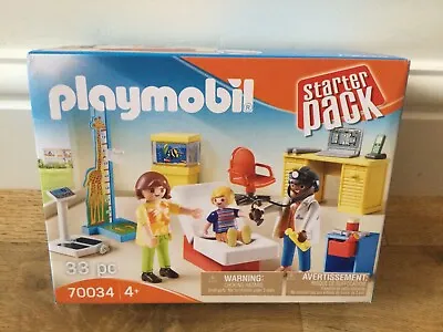 Buy Playmobil Starter Pack 70034 City Life Childrens Doctor Set - BRAND NEW • 17.95£