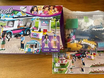 Buy LEGO FRIENDS: Heartlake News Van (41056) Complete Set With Box And Instructions • 5.50£