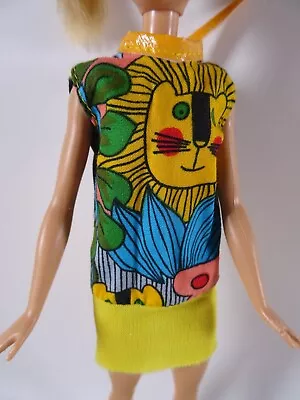 Buy Vintage Fashion For Barbie Or Similar Fashion Doll Dress Abstract Jungle Look (14615) • 7.14£