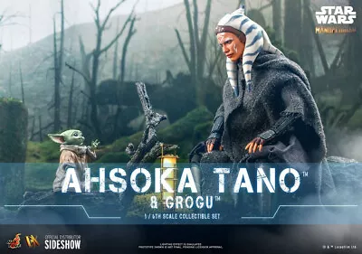Buy Star Wars - The Mandalorian - Ahsoka Tano And Grogu 1/6 Scale Figure Set • 364.72£