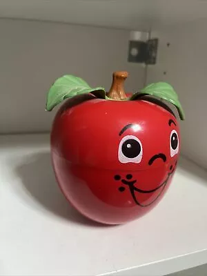 Buy Vintage 1972 Fisher Price Red Happy Apple Roly Poly Musical Chime Toy • 17.13£