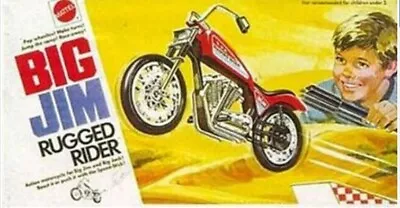 Buy Big Jim Mattel 8386 Made IN USA '72  Rugged Rider  Custombox Very Rare • 137.62£