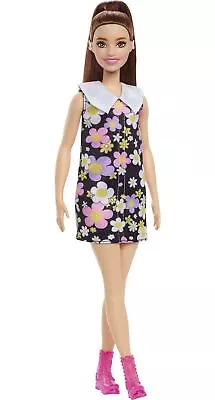 Buy Barbie Fashionista Doll #187 Flower Dress • 11.16£
