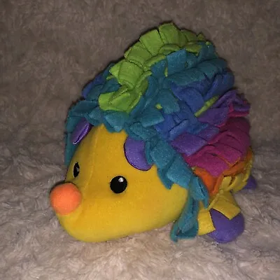 Buy Fisher Price Cute Rainbow Coloured Hedgehog Rattle Plush Soft Babies Baby Toy • 9.95£
