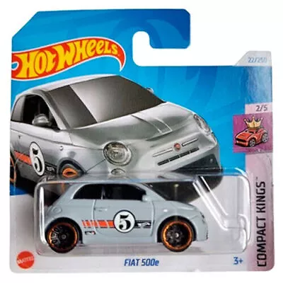 Buy 2024 HOT WHEELS Fiat 500e 22/250 Compact Kings 2/5 Diecast 1:64 HTC18 • 3.69£