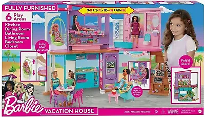 Buy Mattel Barbie Malibu House HCD50 • 108.64£