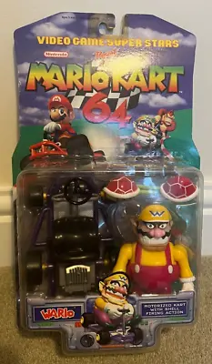 Buy Toy Biz Nintendo 64 Mario Kart Figure Go Kart Wario VERY RARE • 199.99£