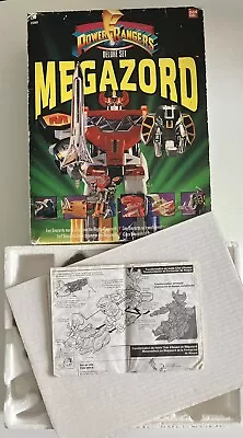 Buy 1993 Bandai Mighty Morphin Power Rangers Megazord Original Box & Insert Only • 40£