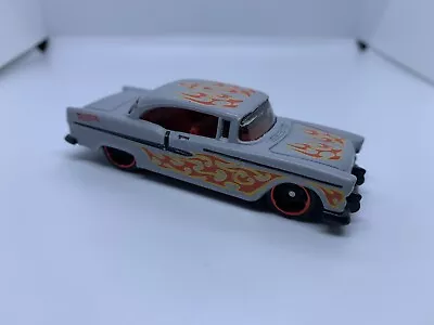 Buy Hot Wheels - ‘55 Chevrolet Bel Air Grey - Diecast Collectible - 1:64 - USED • 3.75£