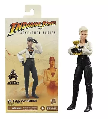 Buy Indiana Jones Adventure Series - Dr. Elsa Schneider (Grail Temple) Action Figure • 21.99£